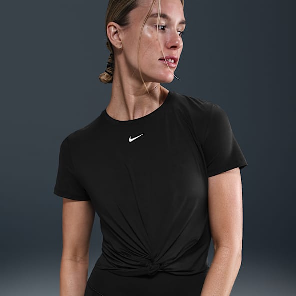 ★★Nike★★ Zenby Lip Dry Fit Short Sleeve Top W Black HF27 Nike Zenvy Rib Women's Dri-FIT Short-Sleeve Top. Nike JP